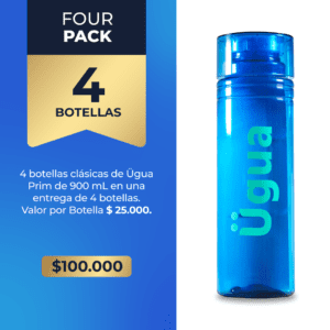 Suministro Four-Pack 900 mL Azul ÜGUA Prim.