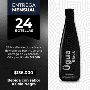 Suministro mensual 24 botellas ÜBlack