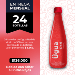 Suministro mensual 24 botellas ÜRed