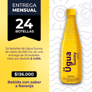 Suministro mensual 24 botellas ÜSunny