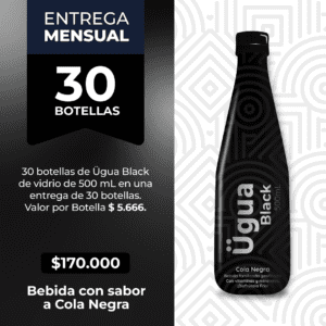 Suministro mensual 30 botellas ÜBlack